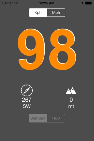 GPS SpeedOmeter + with HuD screenshot 3