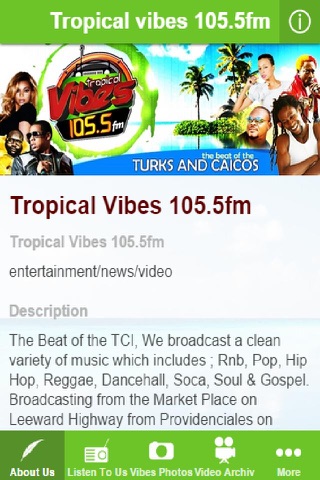 Tropical Vibes 105.5fm screenshot 2