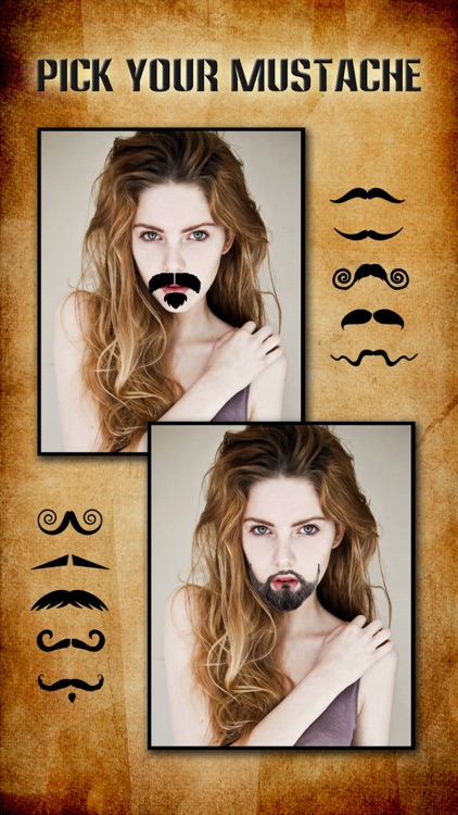 Mustache Booth FREE - Grow & Morph a Hilarious Beard Sticker on Yr Face