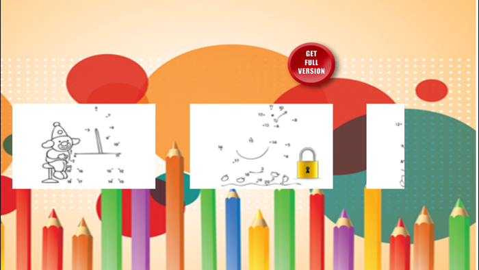 Drawing by numbers points for children