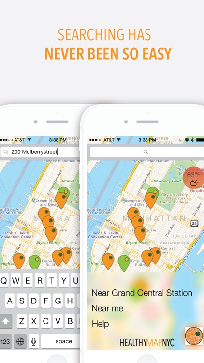 Healthymap - Vegetarian restaurants NYC