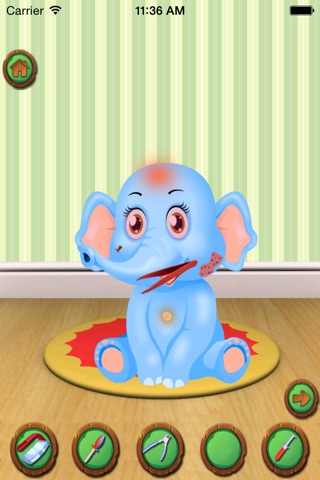 big animal care - elephant games screenshot 4