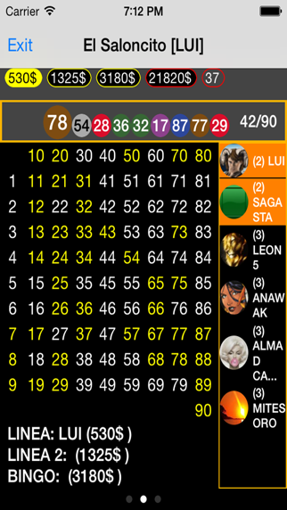 Screenshot #2 pour Bingo UsuBingo