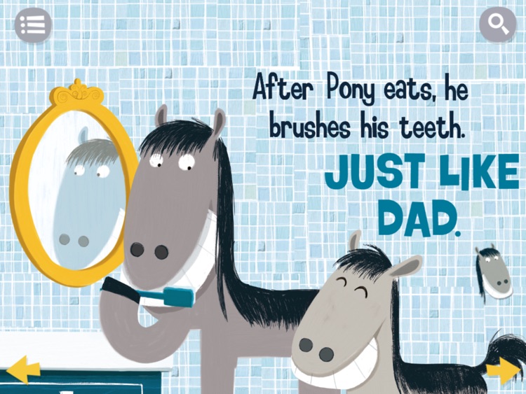 Pony Brushes His Teeth
