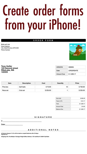 Order Form | Intuitive PDF pad for Sales, Purchases and Work(圖2)-速報App