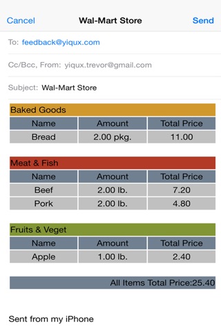 Grocery Shopping List for You screenshot 4