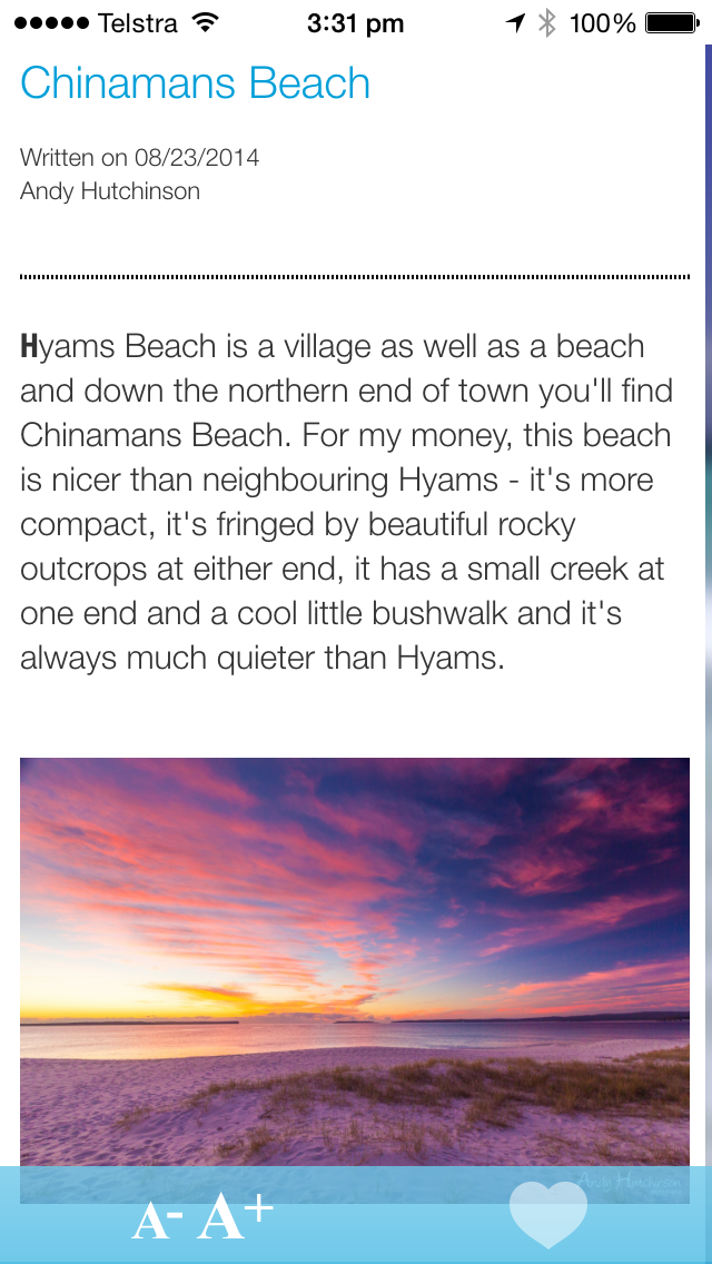 App screenshot
