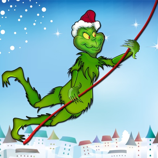 Angry Grinch Stealing Christmas Swing: Swinging Away with the Presents FREE