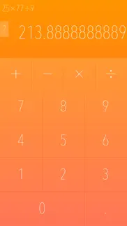 icalculator - minimal, simple, clean iphone screenshot 1