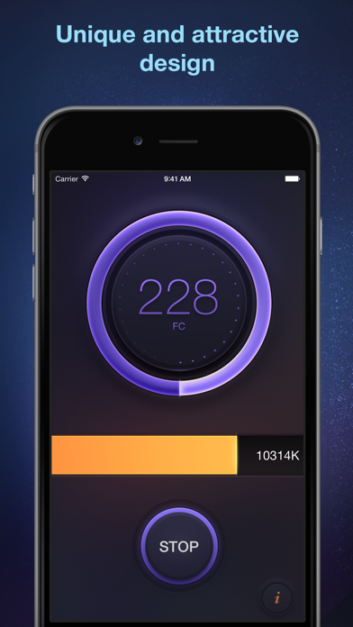 Lux Meter - light measurement tool for measuring lumens, foot candles, lx and light temperature Screenshot