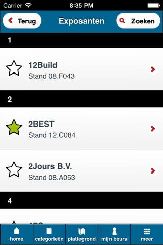 Week van de Bouw 2015 - App screenshot 3