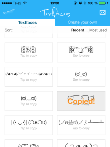 Screenshot #4 pour Textfaces for Messenger