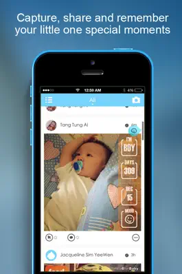 Game screenshot InstaB For Baby - Beautiful way to share baby’s milestones, growth and advice mod apk