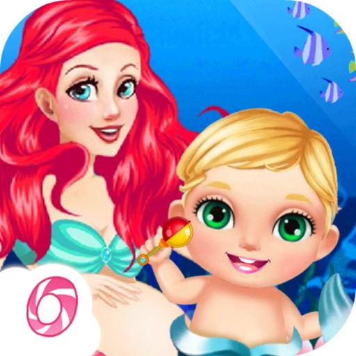 Mermaid Mommy's Ocean Baby——Beauty Dress Up And Makeup&Lovely Infant Care iOS App