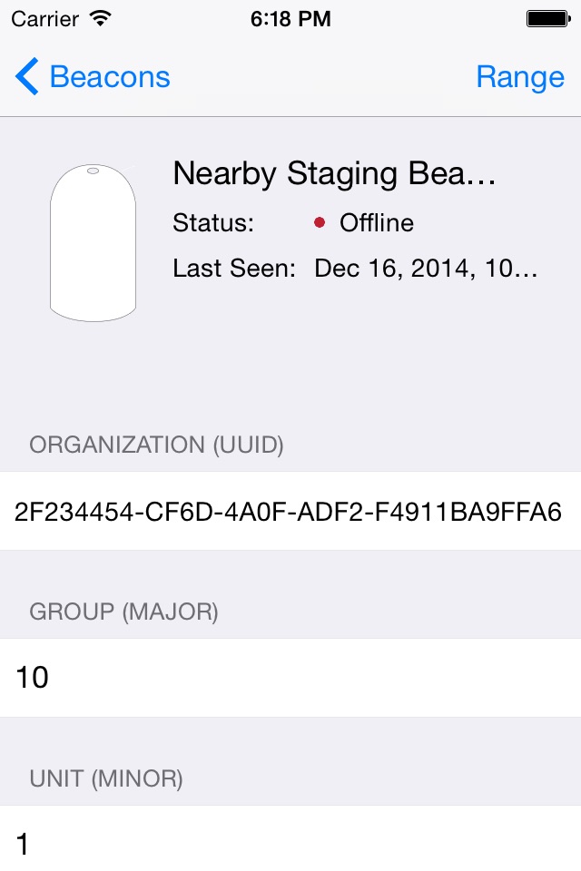 iPhone screenshot