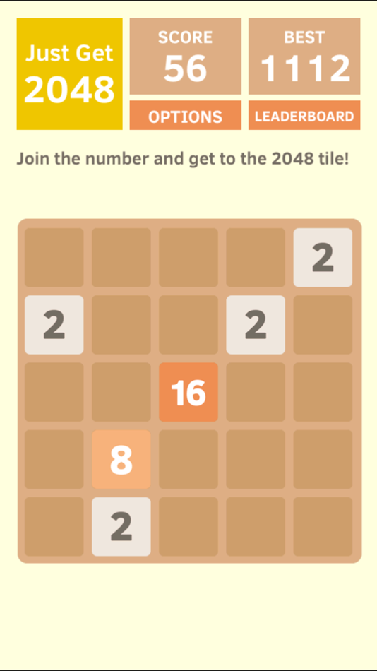 #5. Just Get 2048 - A Simple Puzzle Game ! (iOS) 由: 光耀 宁