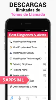 2015 best ringtones for iphone - 5 apps in 1 iphone capturas de pantalla 1