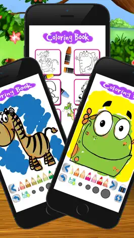 Game screenshot cartoon coloring draw book art game for kid mod apk