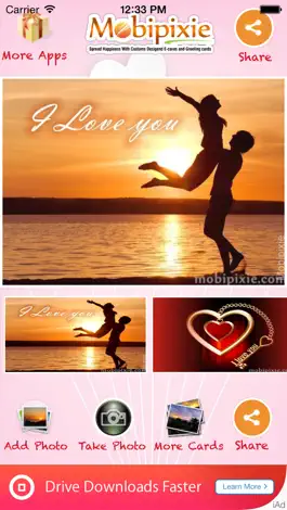 Game screenshot Free I Love You eCards apk