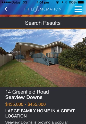 Phil McMahon Real Estate App screenshot 2