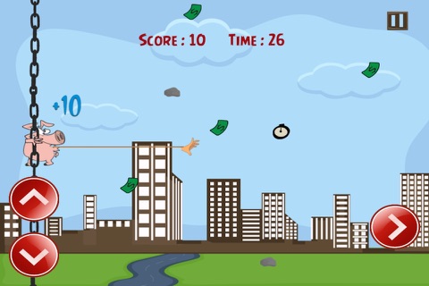 Greedy Bad Pig - Money Catch Rush (Premium) screenshot 3