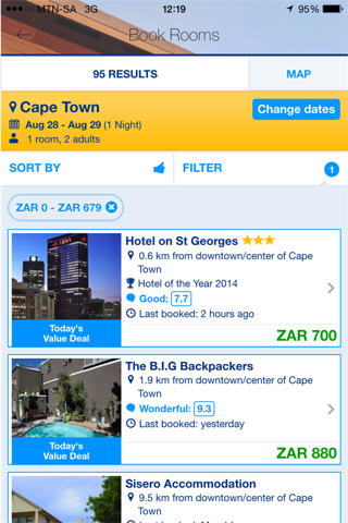 Cheap Flights South Africa screenshot 4