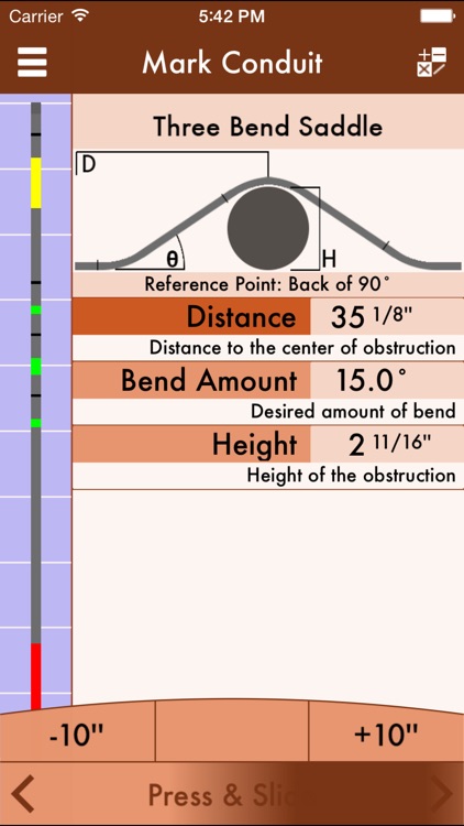 RIGID: Conduit Bending Calculator