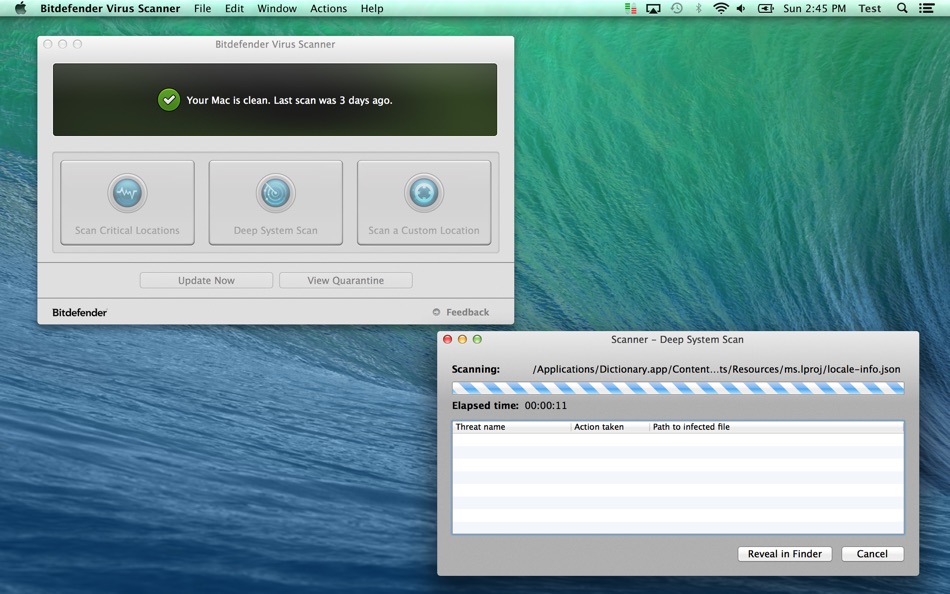 #2. Bitdefender Virus Scanner (macOS) 由: Bitdefender SRL