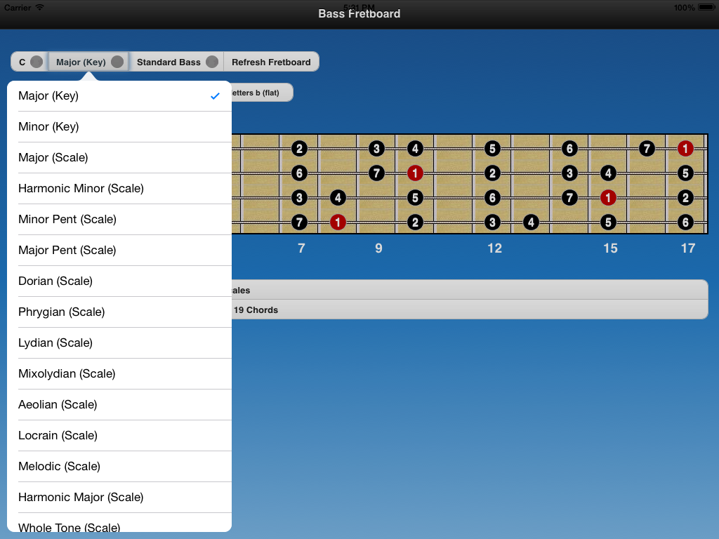 Bass Chords and Scales screenshot 7