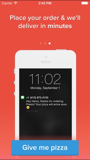 Presto - delicious pizza, delivered in minutes(圖3)-速報App