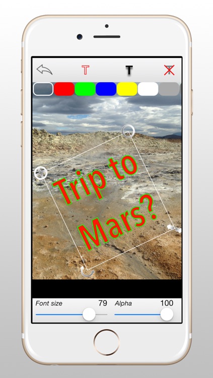 PixiTag LT: Text On Photo