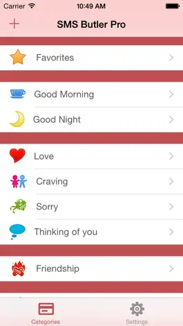 Game screenshot SMS Butler Pro - Your Quotes Archive mod apk