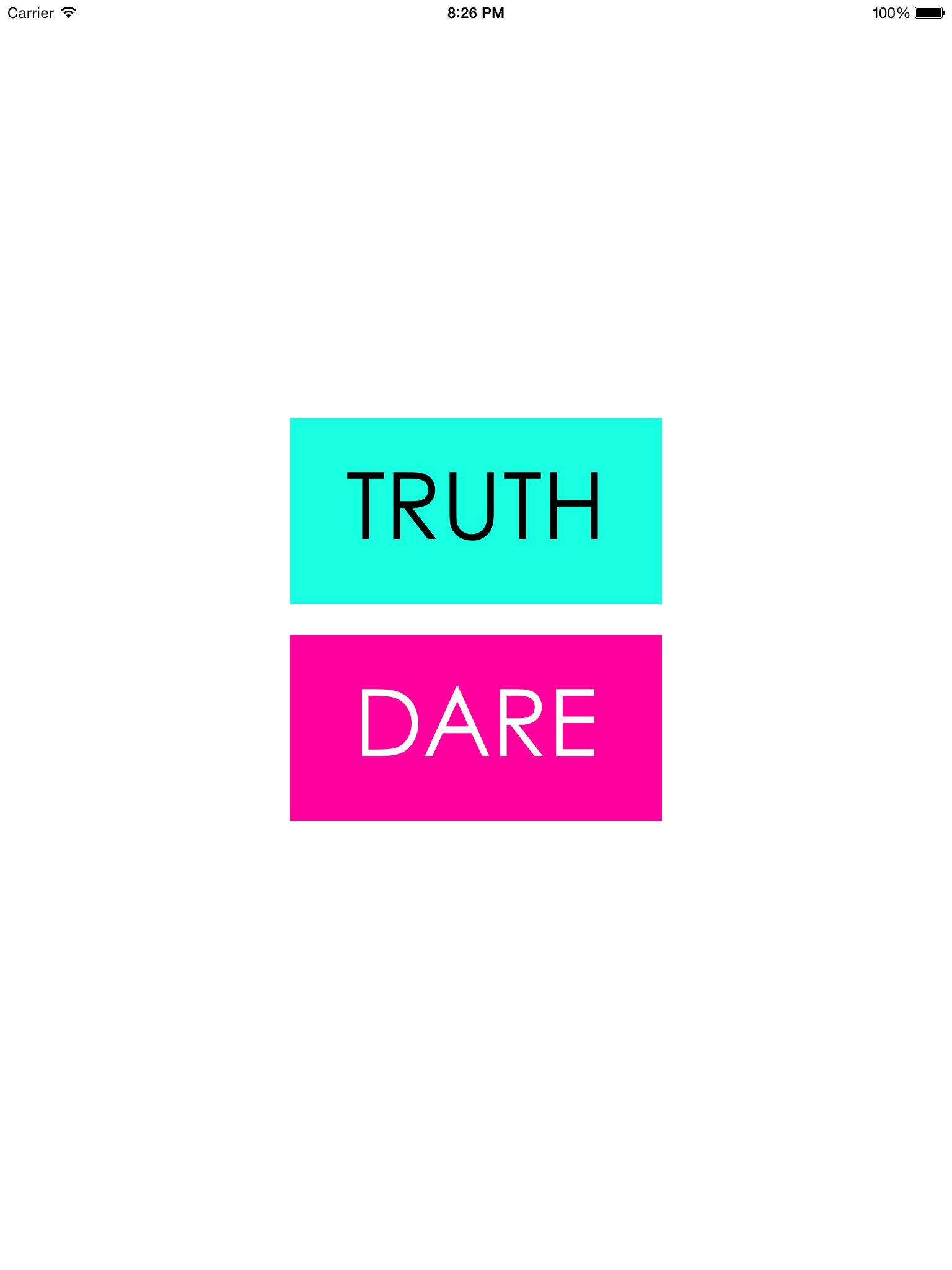 Truth or Dare Party Game