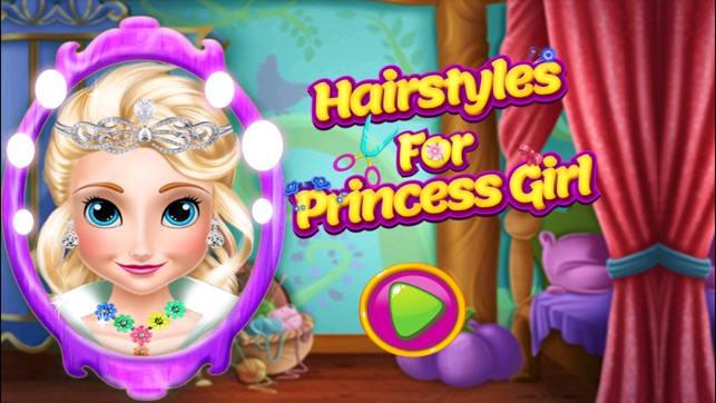Hairstyle For Princess Girl