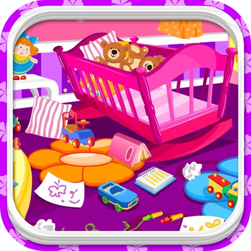 Baby Room Clean Up - Cleaning baby room game iOS App