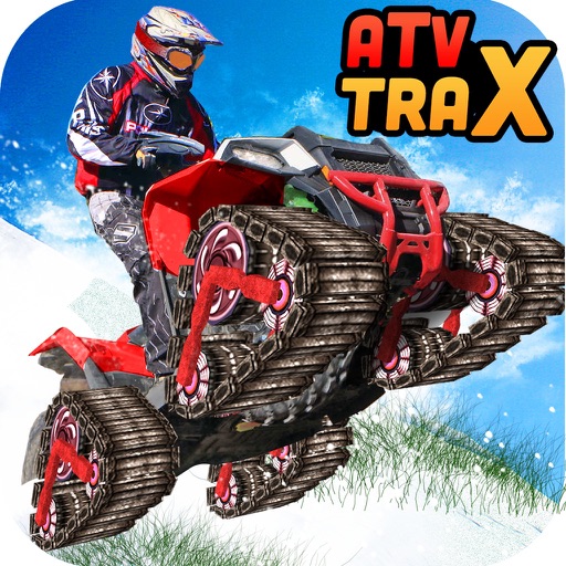 ATV Snow Trax Racing ( on 3D Ice road tracks ) icon