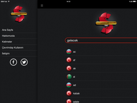 Screenshot #4 pour TRT Türk Lehçeleri Sözlüğü