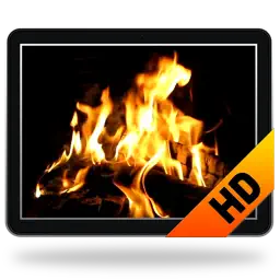 Fireplace Screensaver & Wallpaper HD with relaxing crackling fire sounds (free version) app icon