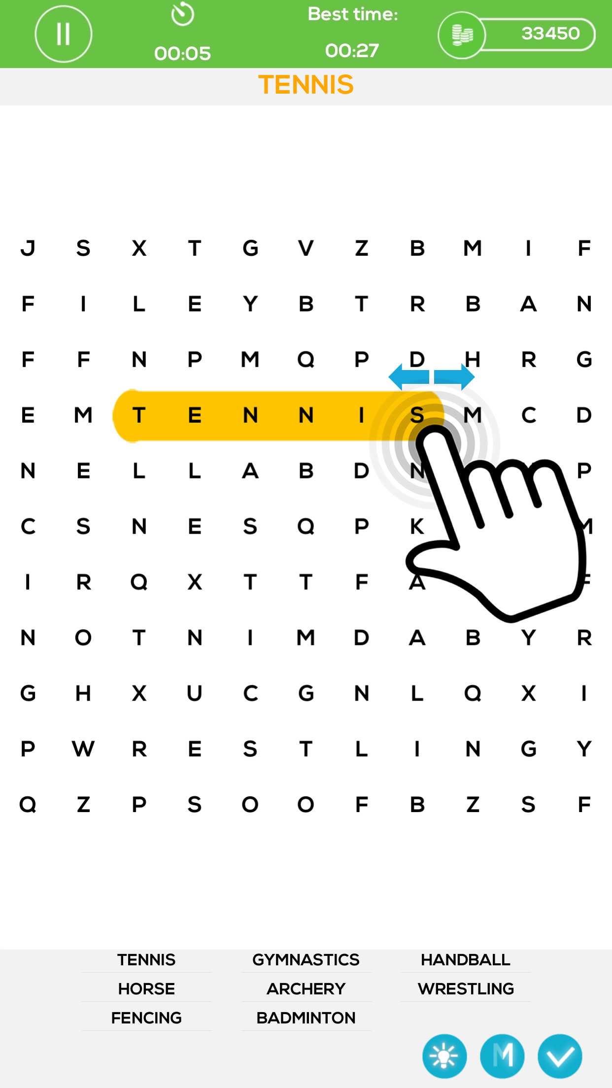 Word Find - search the hidden words!