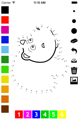 A Connect the dots coloring book for children: Learn to paint by numbers screenshot 3