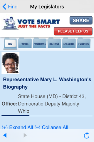 MyLegis : Maryland — Find your Legislators & Legislative Districts screenshot 3