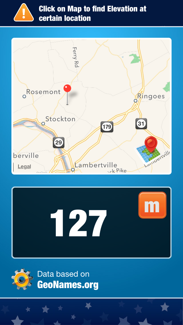 Map Elevation and Altitude Tool for Height Measure