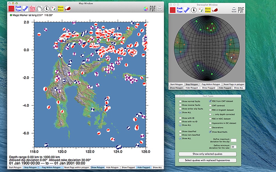 #2. eQuakes (macOS) بواسطة: Gordon Lister
