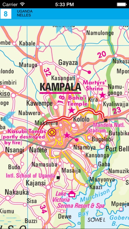 Uganda. Tourist map. screenshot-3