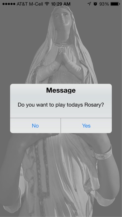 Pray The Rosary: The Broken Mary Project iPhone screenshot 2 - Lifestyle app