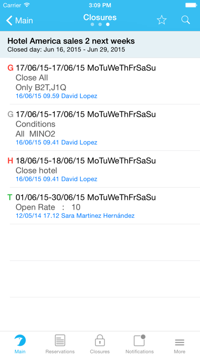 EHS Sales Screenshot