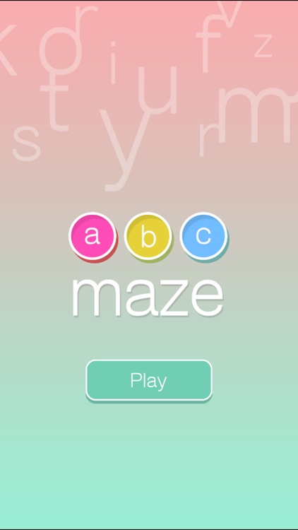 ABC Maze Learning Game in Flat Design screenshot-4
