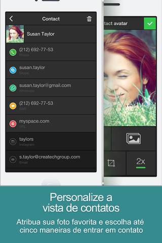 One Touch Dial - T9 speed dial call your favorite contacts and quick photo dialer app launcher for social networks. screenshot 4