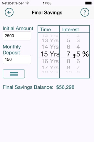 iSave Calculator screenshot 2