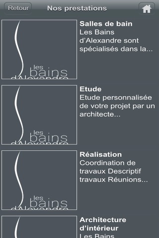 Les Bains et Cuisines d'Alexandre screenshot 2